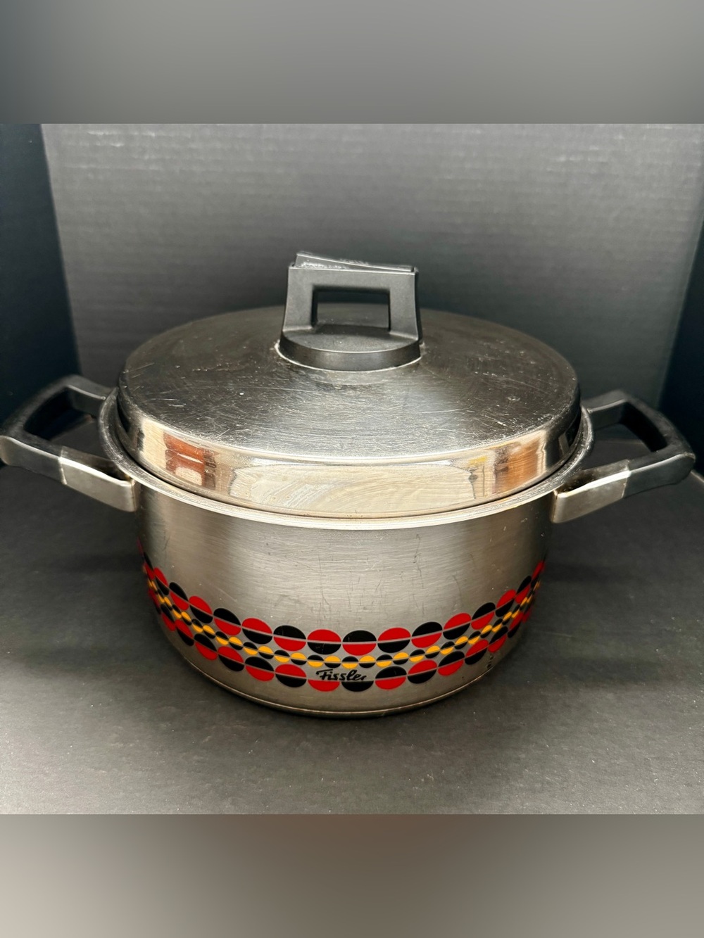 VTG Fissler Stainless Steel 18/10 Pot Dutch Oven Casserole 5-6 Qts Solar Germany